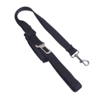 Nobleza bezpečnostný pás do auta DeLuxe s prackou čierny 2,5 x 73 - 109 cm